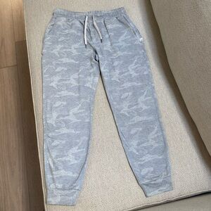 Vuori Gray Camo Track Pants